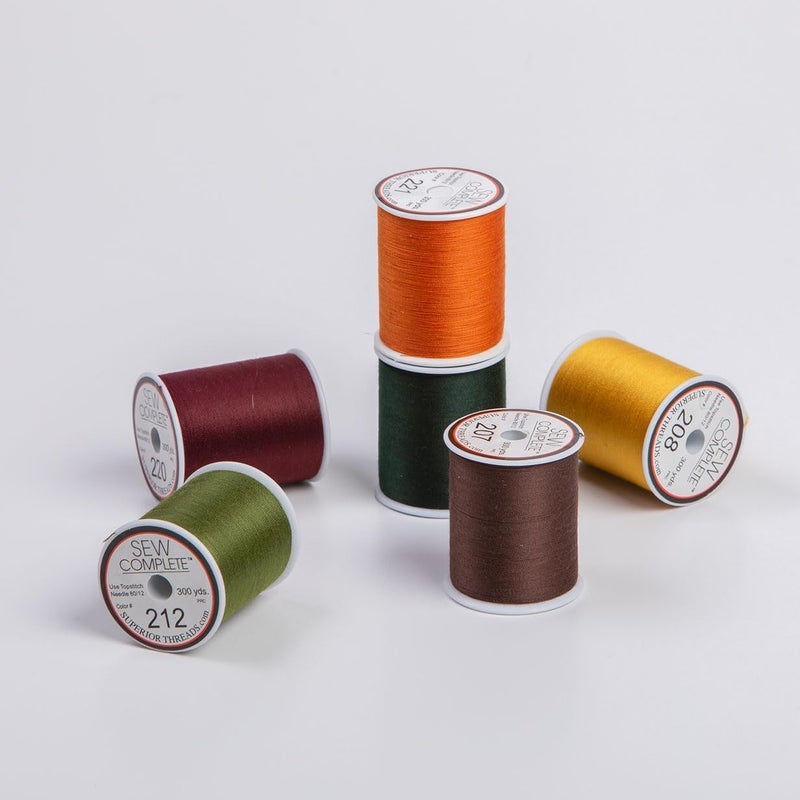 Superior Threads Sew Complete Polyester Sewing Quilting Thread 300 Yard Spool 6-Pack (Autumn) - Image 3